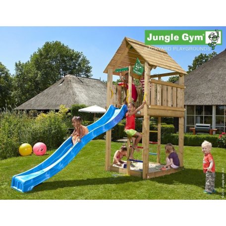 Jungle Gym Cabin játszótorony, kerti játszótér