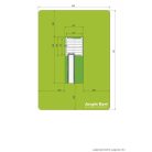 Jungle Gym Cabin játszótorony, kerti játszótér