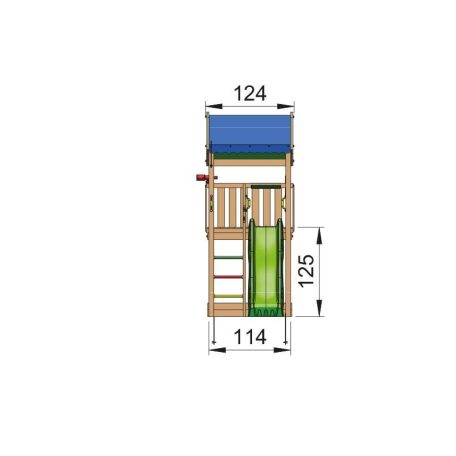 Jungle Gym Home játszótorony, kerti játszótér