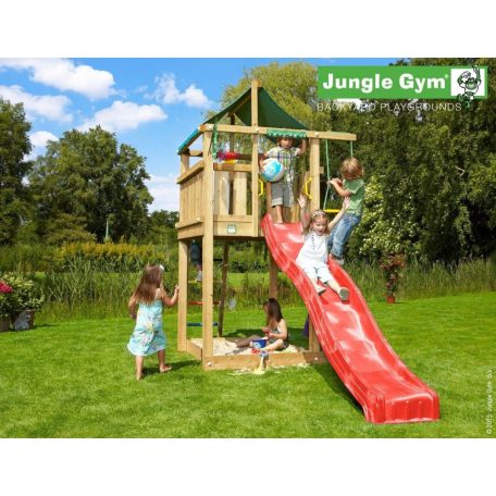 Jungle Gym Lodge játszótorony, kerti játszótér